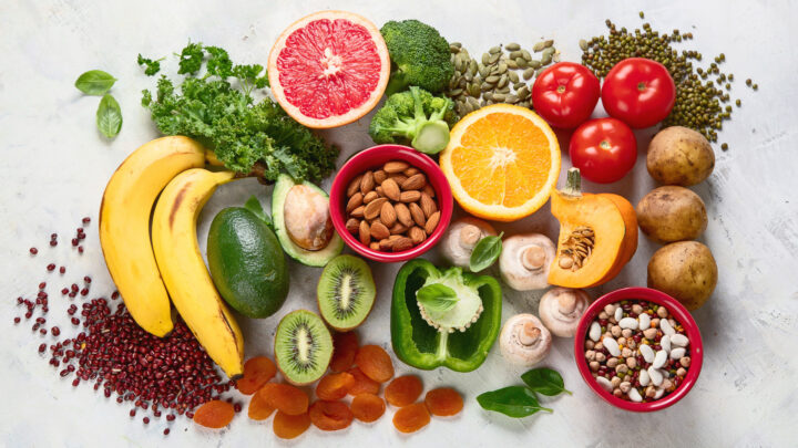 Alimenti che contengono il potassio: frutta, verdura, legumi